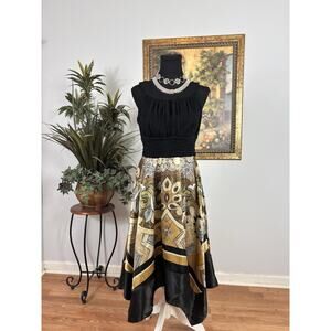 Signature By Sangria Women Dresses 14 Black Whimsigoth Sleeveless Fairy Mob Wife